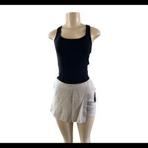 NWT - F21 - Zippered Mini Skort - Size S